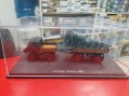 Метален камион Mercedes Benz Unimog 401 with trailer Christmas 2005 -  1:43