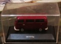 Метален бус Volkswagen T2 red - 1:87