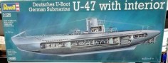 Сглобяемa подводница U-47 interior - 1:125